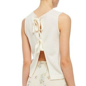 Maje ✨Monia open back wool/cashmere top si…